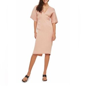Topshop Kimono V-Plunge Midi Dress